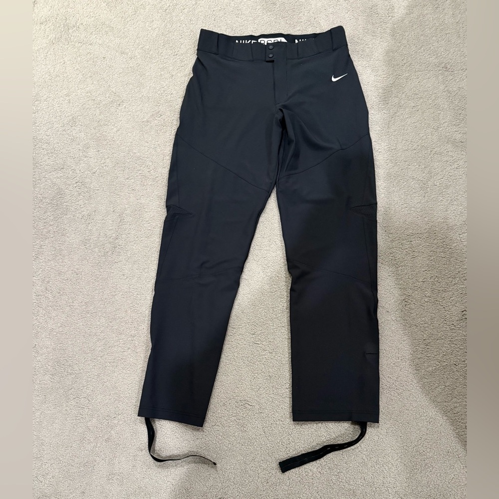 Men’s Nike Vapor Elite Black Baseball Pants Elastic Stirrups Size‎ Large